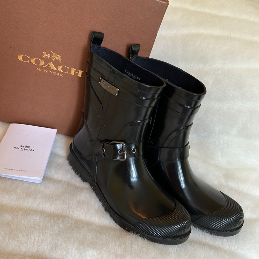 Coach Lester rain boots